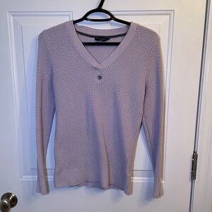 Denver Hayes - Purple Waffle Sweater